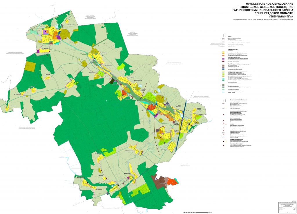Генеральный план гатчинского района ленинградской области